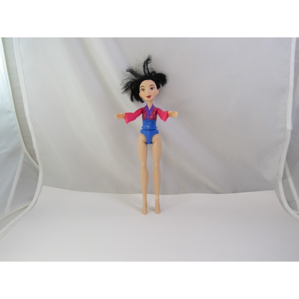 Disney Princess Mulan Royal Shimmer Hasbro Doll Pink Blue Outfit Black Hair 2018